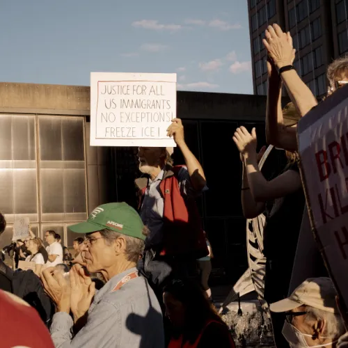 Protestants in Washington DC