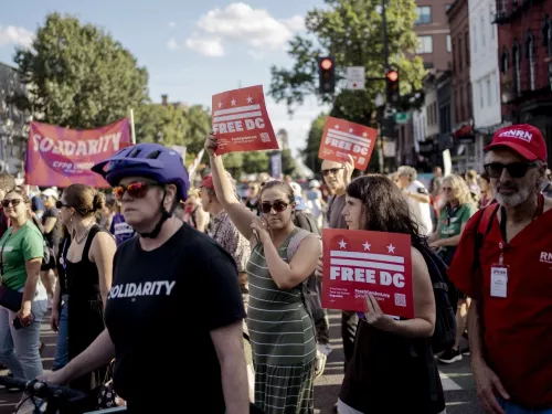 Protest in Washington DC
